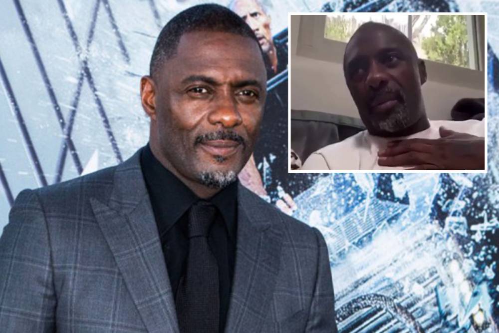 Idris Elba - Idris Elba slams ‘bulls***’ conspiracy theory that celebs are PAID to say they have coronavirus - thesun.co.uk
