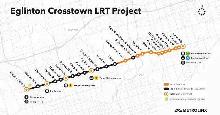 Coronavirus: 3 workers at Eglinton Crosstown LRT construction site off work due to COVID-19 - globalnews.ca - city Crosstown