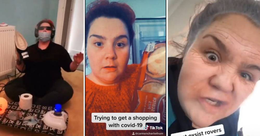 Coronavirus: Ayrshire mum's hilarious TikTok videos lift lockdown spirits - dailyrecord.co.uk