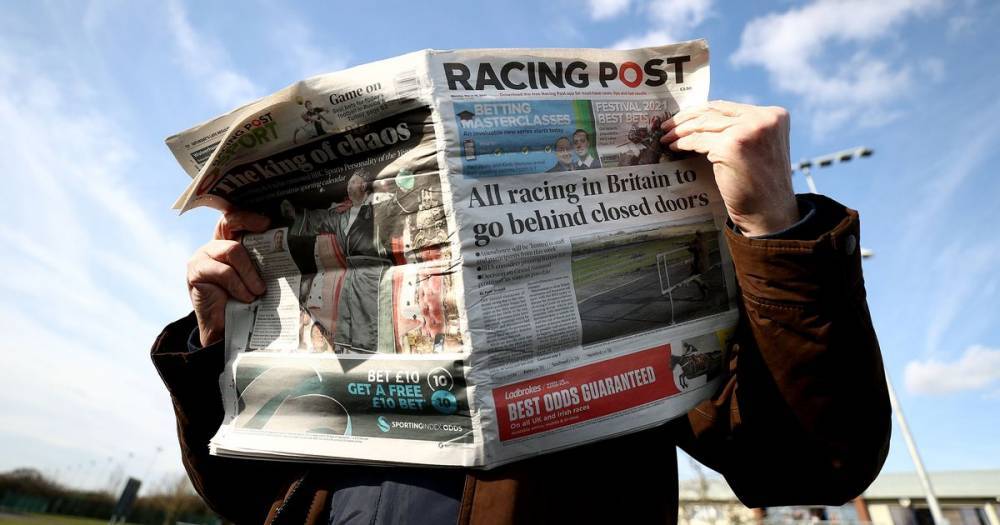 Racing Post suspends publication of newspaper after sport is cancelled by coronavirus - mirror.co.uk - Britain - Ireland