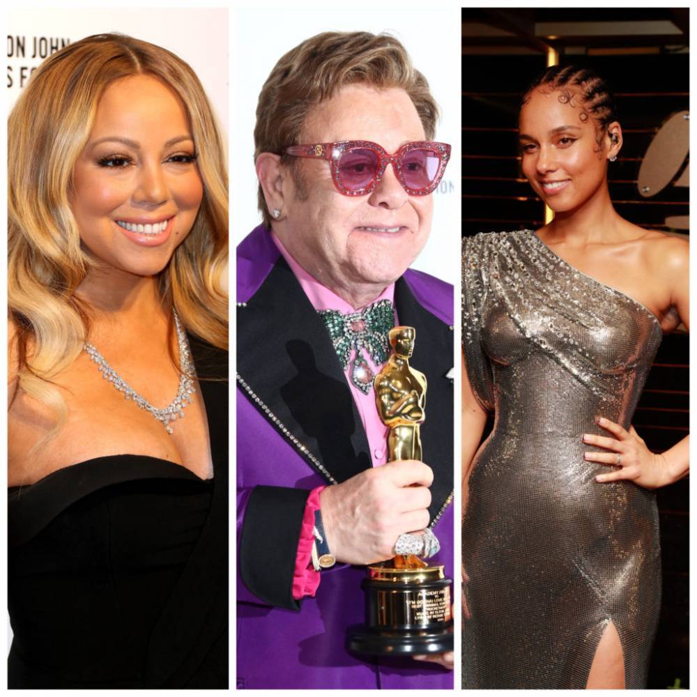 Elton John - Mariah Carey - Alicia Keys - Elton John To Host Home Concert For Coronavirus Relief On FOX Featuring Mariah Carey, Alicia Keys & More - theshaderoom.com