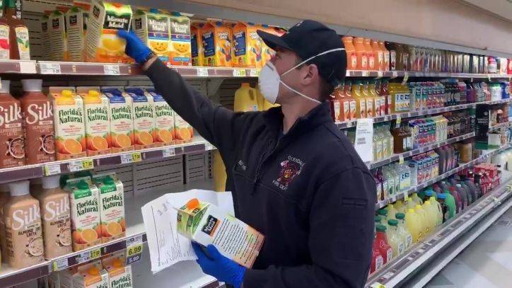 Heroes Among Us: Glendale firefighters grocery shop for residents who are high-risk for COVID-19 - fox29.com