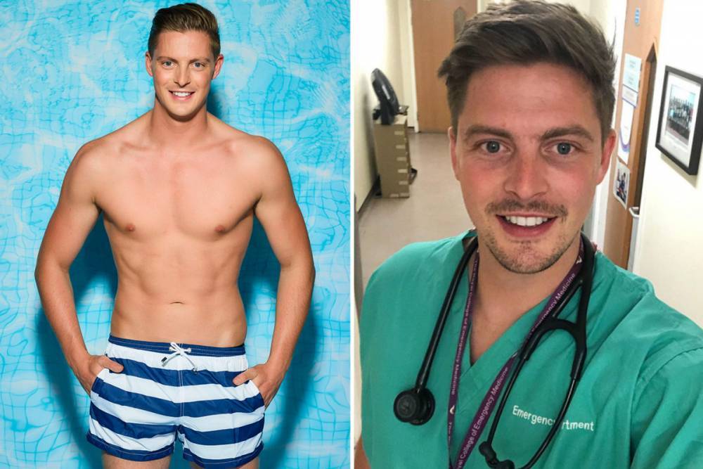 Alex George - Amelia Bath - Love Island star Dr Alex George’s girlfriend pays tribute to him and other NHS staff in gushing post - thesun.co.uk - city London
