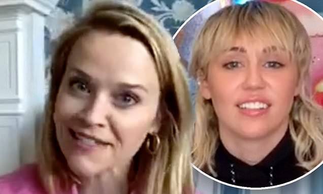 Reese Witherspoon - Hannah Montana - Reese Witherspoon is SHOCKED as Miley Cyrus reveals Big Little Lies home is same as Hannah Montana's - dailymail.co.uk - state Montana