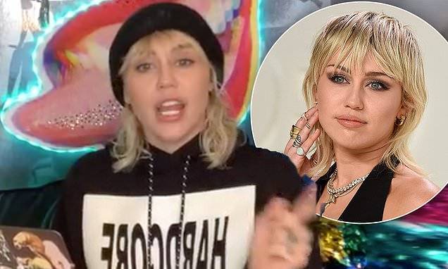 Miley Cyrus - Zane Lowe - Miley Cyrus misses 'human connection' as she practices social distancing during self-quarantine - dailymail.co.uk