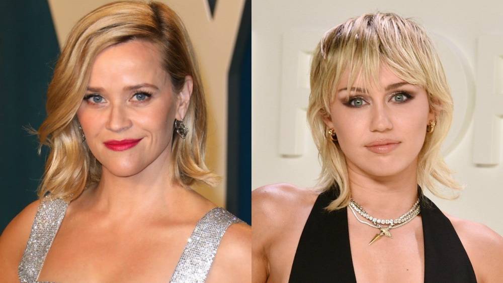 Reese Witherspoon - Hannah Montana - Reese Witherspoon Is Shook After Miley Cyrus Reveals Fun Fact About 'Big Little Lies' and 'Hannah Montana' - etonline.com - state Montana