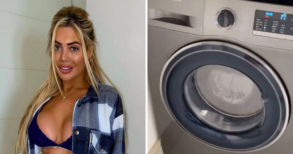 Jesus Christ - Sam Gowland - Chloe Ferry hilariously screams in shock as she uses washing machine for the first time - ok.co.uk - city Newcastle