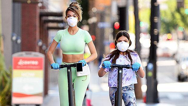 Farrah Abraham - Farrah Abraham Daughter Sophia, 11, Are Twinning In Face Masks During Scooter Date In Hollywood - hollywoodlife.com - city Hollywood