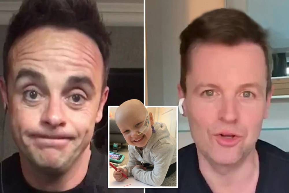 Declan Donnelly - Mila Sneddon - Ant and Dec beg fans to stay at home to protect cancer sufferer, 4, from coronavirus - thesun.co.uk