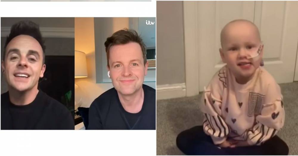 Mila Sneddon - Ant and Dec urge people to stay at home following plea from four-year-old with leukaemia - manchestereveningnews.co.uk