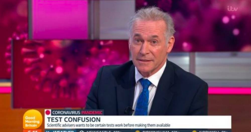 Chris Whitty - Kate Garraway - Hilary Jones - Morning Britain - Dr Hilary takes coronavirus test and explains why it shouldn't be on sale to public - dailyrecord.co.uk - Britain