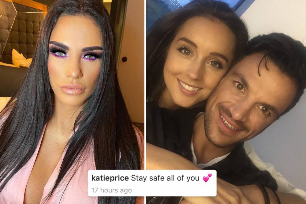 Katie Price - Peter Andre - Emily Macdonagh - Katie Price sends love to ex Peter Andre and wife Emily as she tells family to ‘stay safe’ on Instagram - thesun.co.uk - Britain