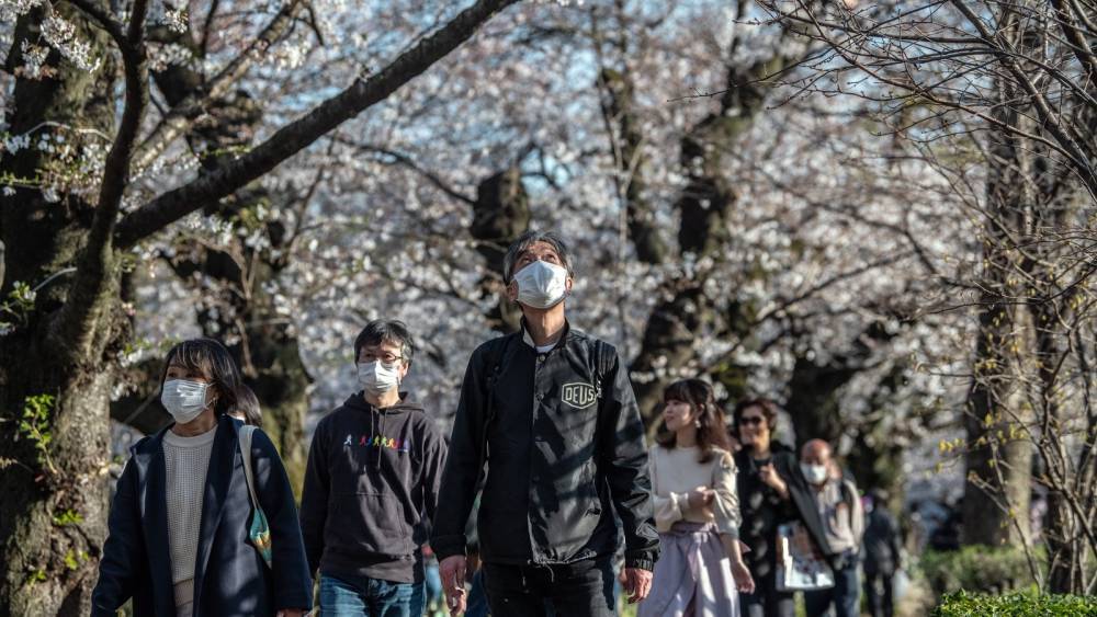 Yuriko Koike - Japanese cherry blossoms bloom amid Covid-19 pandemic - rte.ie - Japan - Italy - city Tokyo