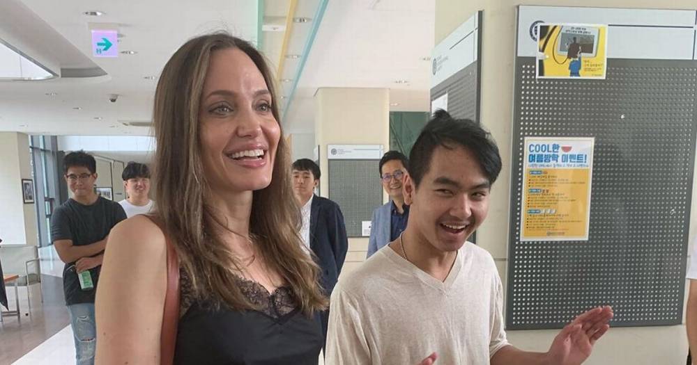 Brad Pitt - Coronavirus: Angelina Jolie's son back with family after Korean college closes - mirror.co.uk - South Korea - Usa - Russia - North Korea