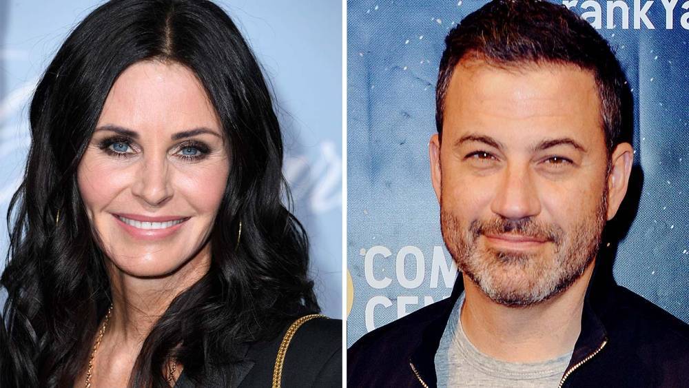Courteney Cox Plays 'Friends' Trivia With Jimmy Kimmel's Superfan Relative - hollywoodreporter.com