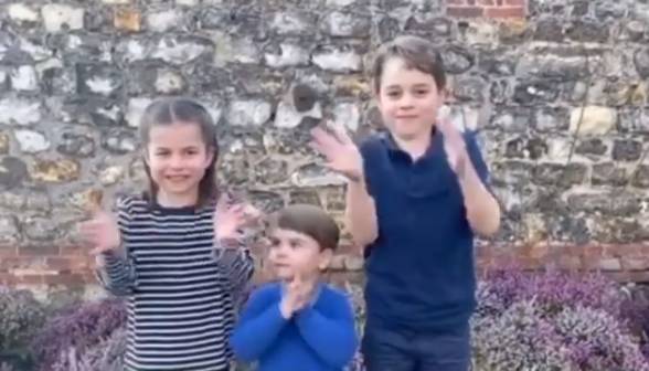 prince Albert - Prince George, Princess Charlotte And Prince Louis Join U.K. In ‘Clap For Our Carers’ Initiative - etcanada.com - Britain - Charlotte - county Prince George - city Charlotte - Monaco