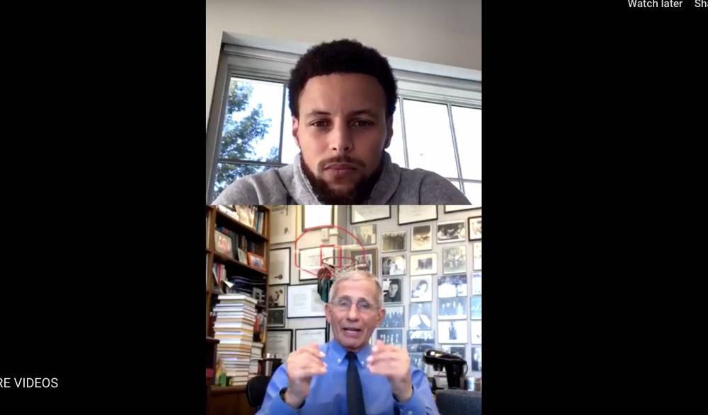 Anthony Fauci - Steph Curry Chats With Coronavirus Expert Dr. Anthony Fauci About The Facts On Instagram Live - etcanada.com