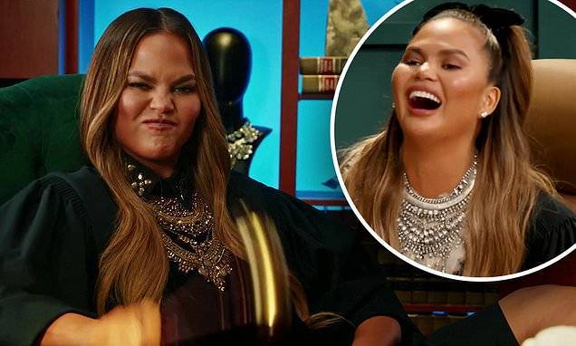 Chrissy Teigen - Chrissy Teigen is ready to settle petty disputes in trailer for upcoming Quibi show Chrissy's Court - dailymail.co.uk