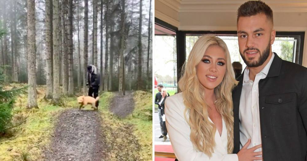 Paige Turley - Finn Tapp - Paige Turley shares adorable video of country walk with boyfriend Finn Tapp and her dog - ok.co.uk - Scotland