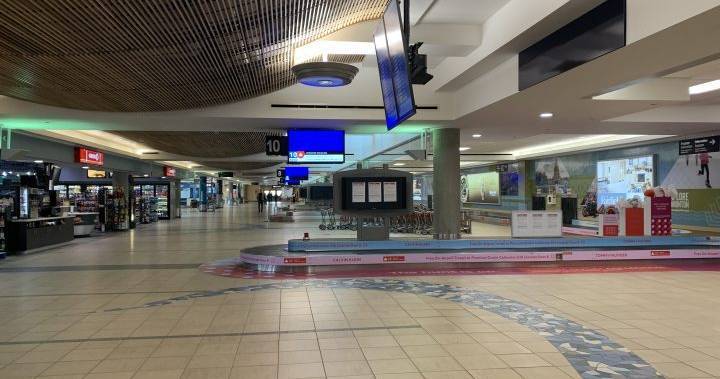 A look at how travel restrictions are affecting Edmonton International Airport: ‘It’s quiet’ - globalnews.ca