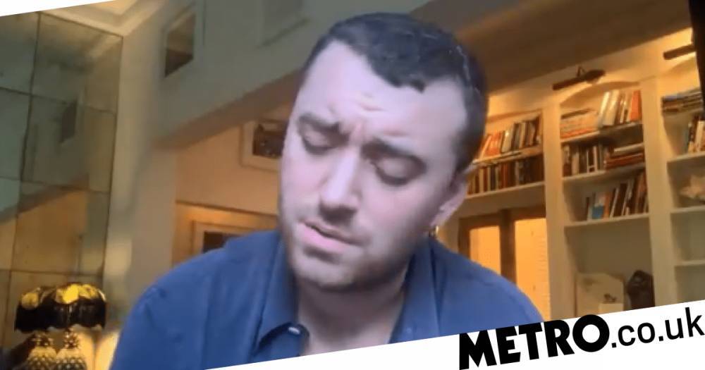 Sam Smith - Sam Smith thinks their house is haunted after spotting ‘ghost’ in back of singing video - metro.co.uk