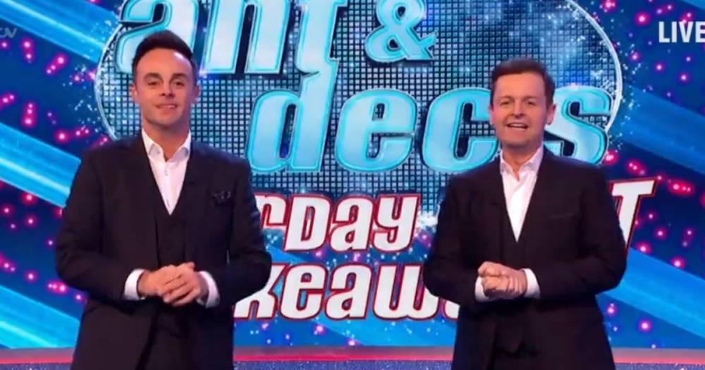 Declan Donnelly - Ant & Dec's Saturday Night Takeaway to air shorter show due to coronavirus outbreak - dailystar.co.uk - Britain