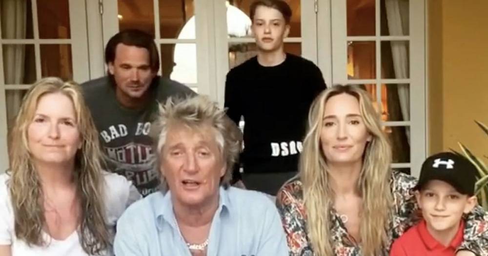 Rod Stewart - Penny Lancaster - Coronavirus: Rod Stewart supports NHS workers as he self-isolates in Florida - mirror.co.uk - Britain - state Florida - county Stewart