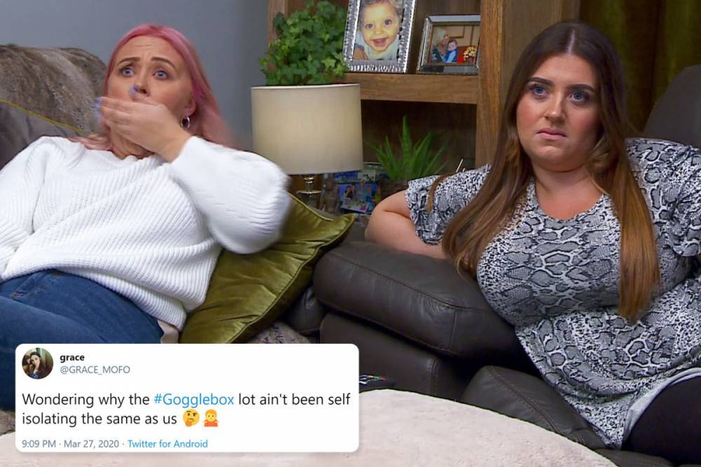 Boris Johnson - Gogglebox fans outraged as stars break self-isolating rules to film with people they don’t live with - thesun.co.uk