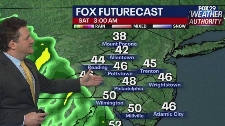 Jeff Robbins - Weather Authority: Rainy, cooler Saturday ahead - fox29.com