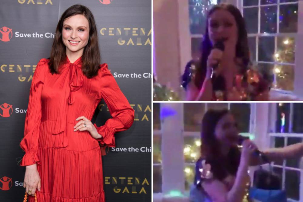 Sophie Ellis-Bextor puts on a concert in her stunning house – while looking after her four kids - thesun.co.uk