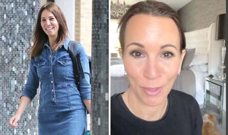 Andrea Maclean - Andrea McLean: Loose Women host ditches bra in candid isolation video 'I've gone feral!' - express.co.uk