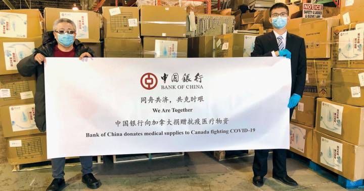 China to donate medical supplies to Canada amid coronavirus pandemic, Embassy says - globalnews.ca - China - Canada - city Ottawa
