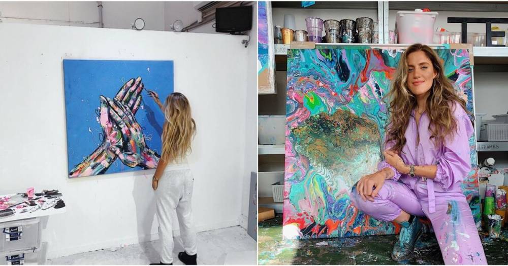 Manchester artist will give away 'Clapping Hands' painting to show her support for NHS heroes - to be in with a chance of winning, you'll have to donate to charity - manchestereveningnews.co.uk - city Manchester