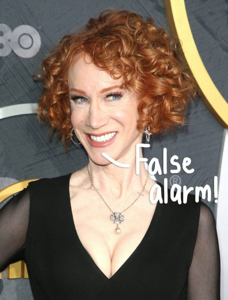 Kathy Griffin - Kathy Griffin Did NOT Have Coronavirus — Details On What Actually Landed Her In The Hospital! - perezhilton.com - Los Angeles - Mexico