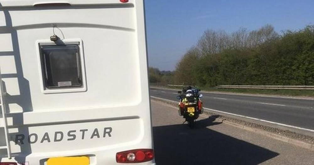 Boris Johnson - Devon Live - Man sent home at Devon border by cops after driving his motorhome from Birmingham - dailystar.co.uk - Britain - city Birmingham