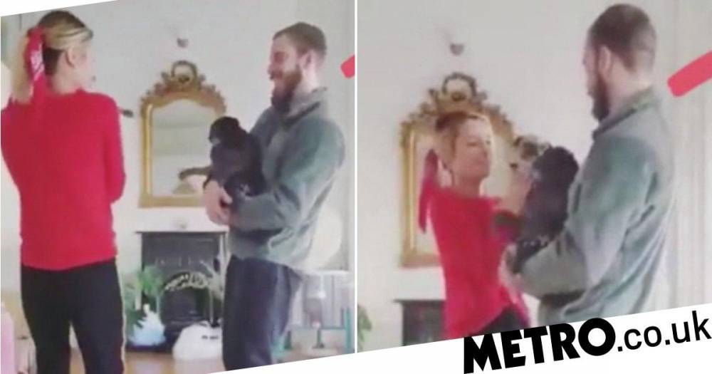 PewDiePie and wife Marzia Kjellberg all smiles during coronavirus lockdown as they hang out with sweet pups - metro.co.uk - Britain