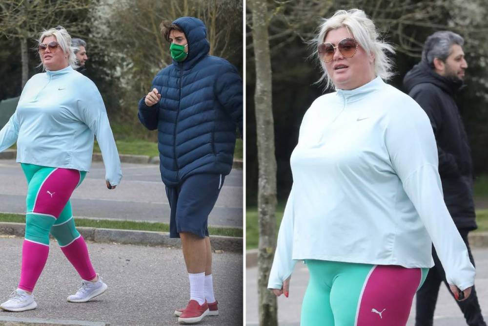 Gemma Collins - James Argent - Gemma Collins and James Argent spotted back together for the first time in months as they enjoy a walk in Essex - thesun.co.uk - county Collin - county Essex