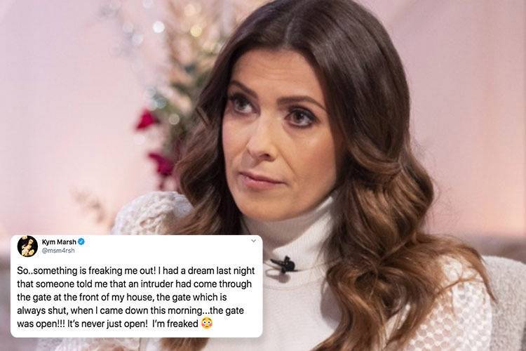 Kym Marsh freaks out after ‘intruder’ opens her gate during lockdown – and she dreamed it would happen - thesun.co.uk