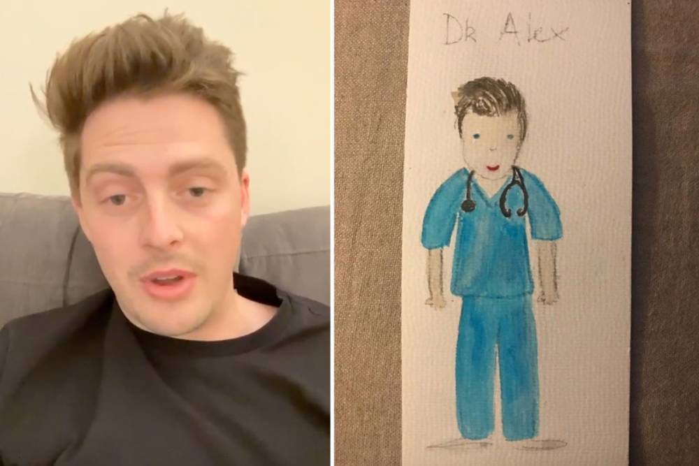 Alex George - Dr Alex George sobs over NHS ‘thank you card’ from little girl as he admits feeling ‘lonely’ without girlfriend Amelia - thesun.co.uk - city London