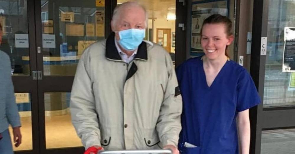 Granddad, 87, who spent two weeks in hospital battling coronavirus is now back at home - manchestereveningnews.co.uk - city Manchester