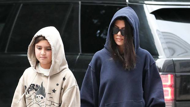Kourtney Kardashian - Mason Disick - Mason Disick, 10, Bonds With Mom Kourtney While Painting After Being Banned From Instagram - hollywoodlife.com