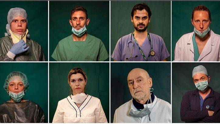 Italy's front-line coronavirus heroes, in portraits - fox29.com - Italy - city Rome - region Lombardy