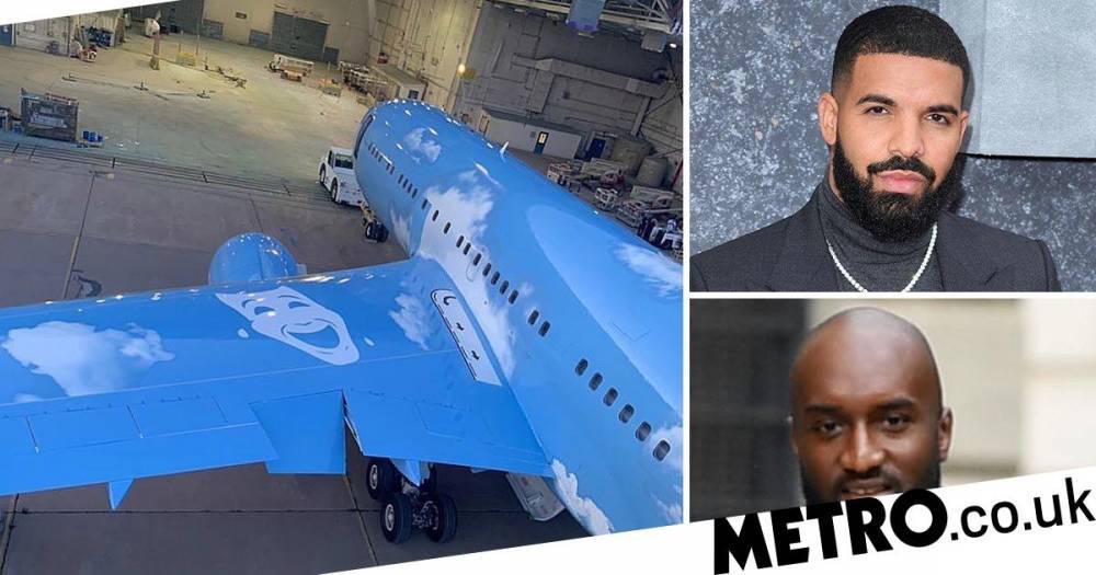 Virgil Abloh - Drake gets Virgil Abloh to redesign his private jet even though we’re all on lockdown - metro.co.uk
