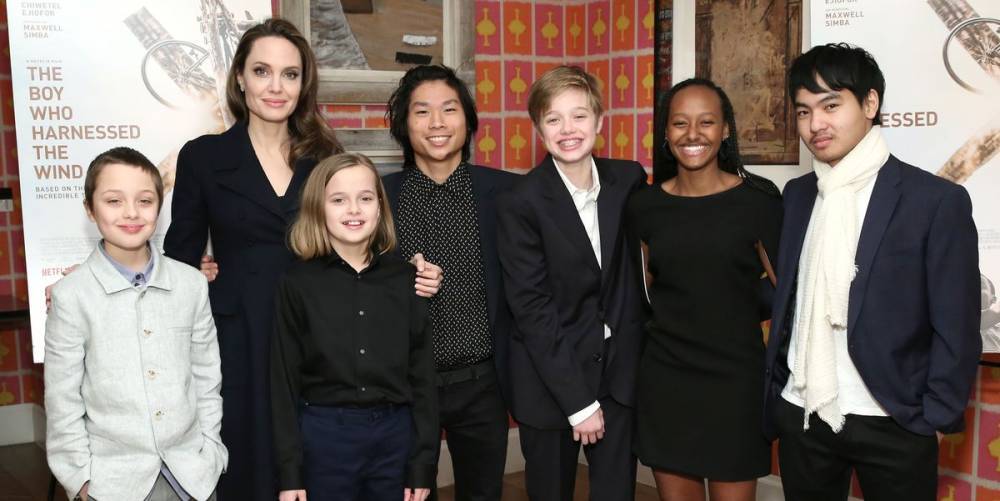 Angelina Jolie - Brad Pitt - Angelina Jolie Is Social Distancing With Her Kids and Enjoying "Family Time" - harpersbazaar.com - state California