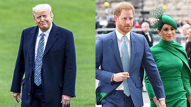 Donald Trump - prince Harry - queen Elizabeth - Donald Trump Disses Meghan Markle Prince Harry: ‘US Won’t Pay For Their Security Protection’ - hollywoodlife.com - Usa - Britain - Canada