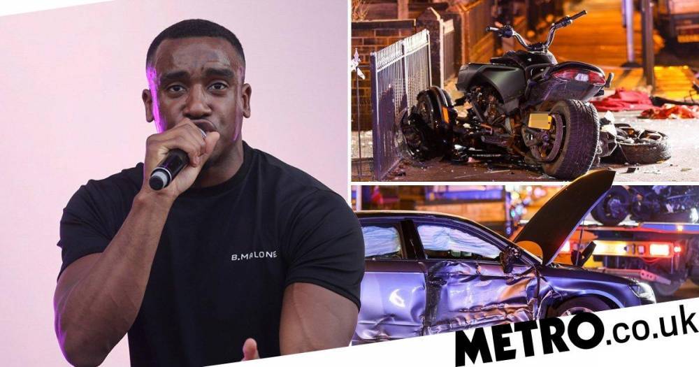 Aaron Davis - Bugzy Malone ‘lucky to be alive’ as he shares horrific injuries from quadbike accident - metro.co.uk - city Manchester