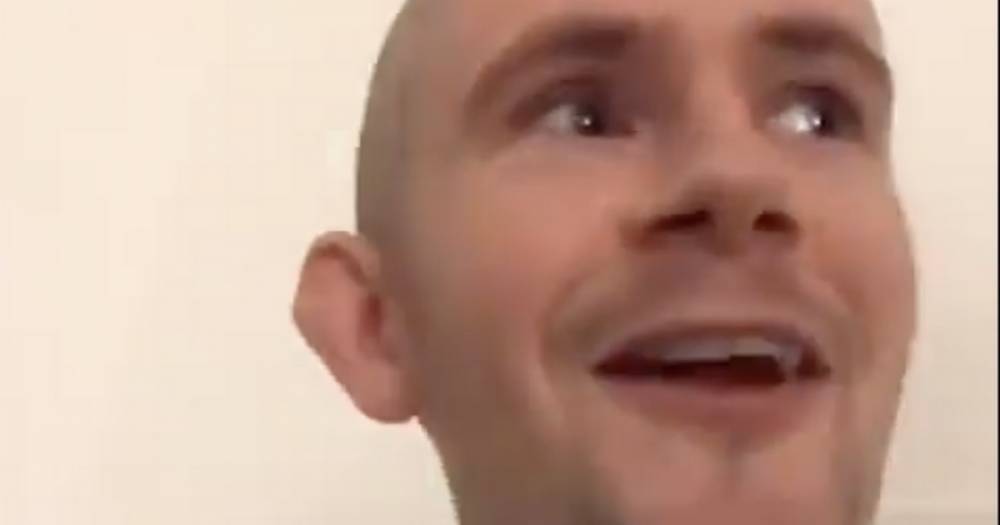 Wife's priceless reaction after Scots dad shaves hair off in viral lockdown challenge - dailyrecord.co.uk - Scotland