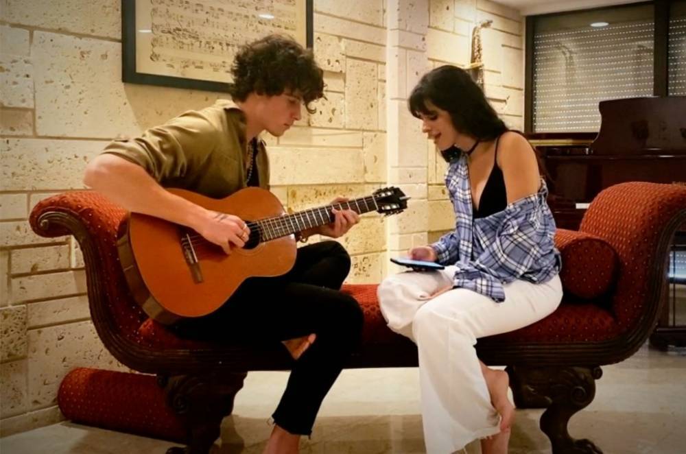 Camila Cabello - Shawn Mendes - Camila Cabello & Shawn Mendes Strip Down 'My Oh My' for iHeart Living Room Concert for America - billboard.com