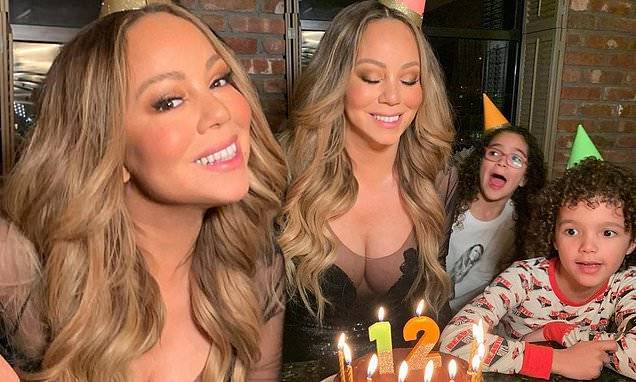 Mariah Carey - Mariah Carey, 50, declares herself 'eternally 12' in birthday cake snap - dailymail.co.uk - Morocco - city Monroe