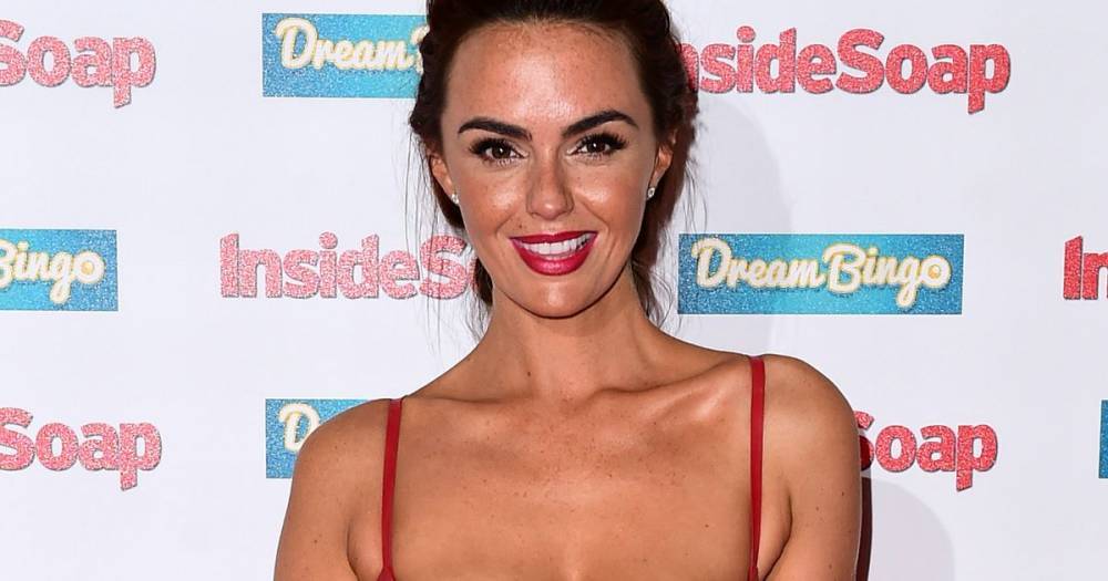 Geordie Shore - Jennifer Metcalfe - Hollyoaks' Jen Metcalfe dons booty-exposing thong for racy cleaning exposé - dailystar.co.uk